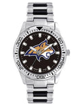 Monanta State University Logo Mens Heavy Hitter Watch - Black Dial - Bracelet - XWM2787