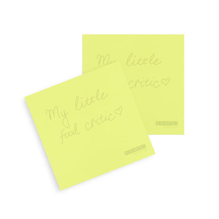 Obsession “My Little Food Critic” Sticky Notes
