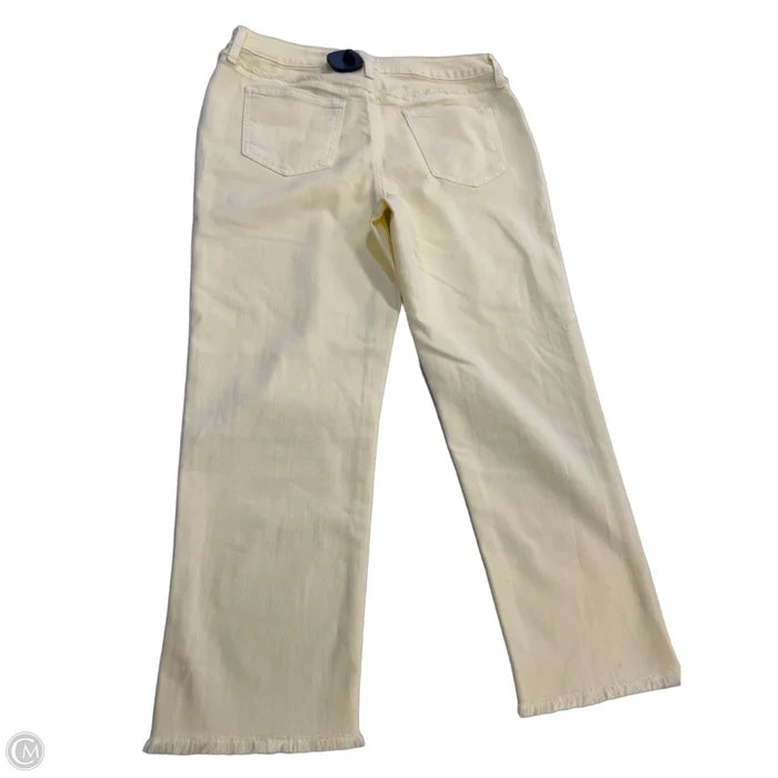 Pants Cropped By Chicos In Yellow, Size: 6