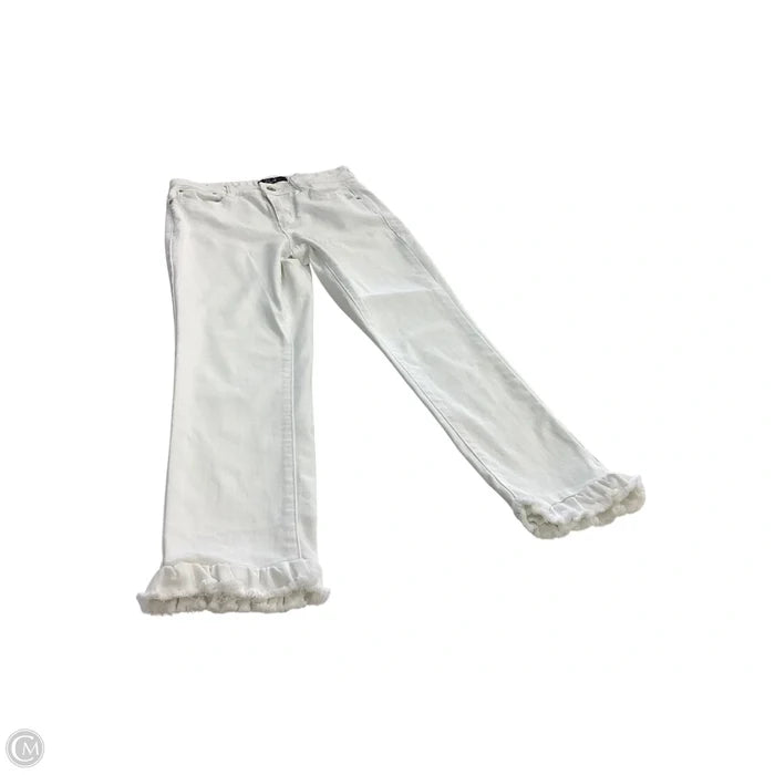 Pants Cropped By Earl Jean In White, Size: 4