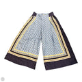 Pants Cropped By Maeve In Blue & Yellow, Size: Xs
