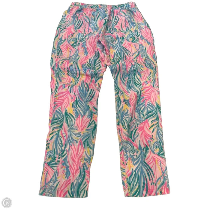 Pants Designer By Lilly Pulitzer In Multi-colored, Size: M