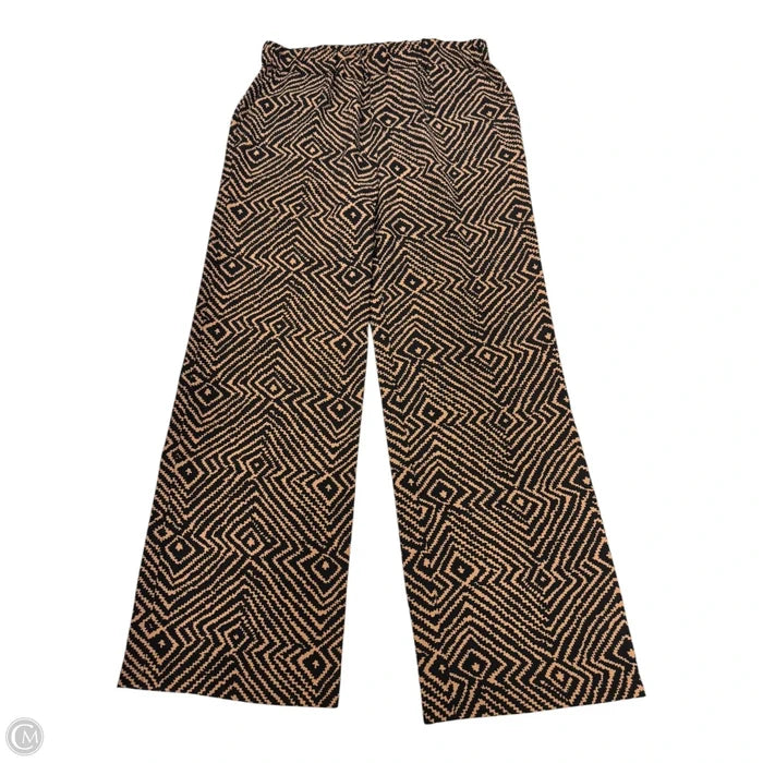 Pants Wide Leg By Michael By Michael Kors In Black & Brown, Size: M