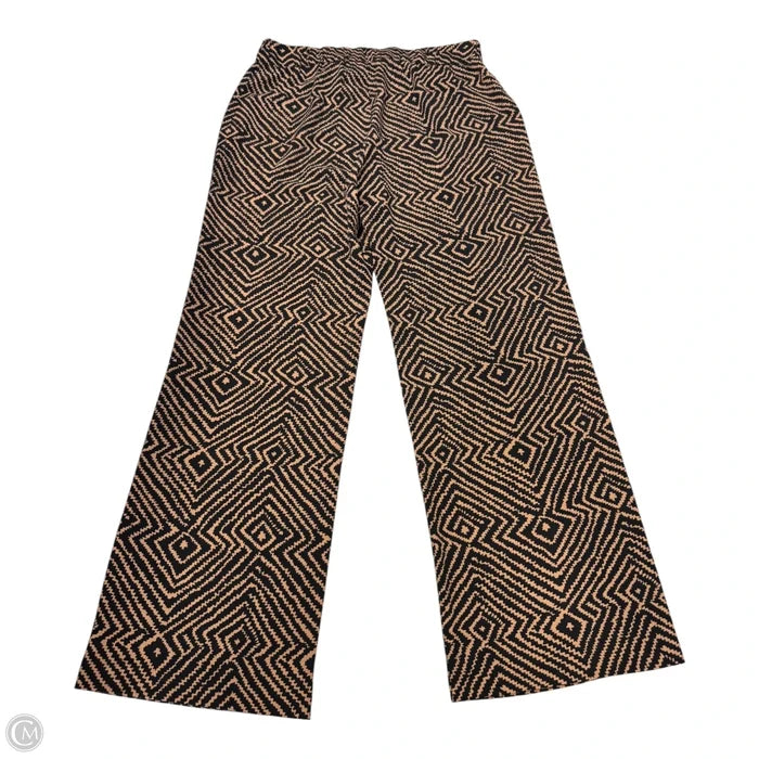 Pants Wide Leg By Michael By Michael Kors In Black & Brown, Size: M