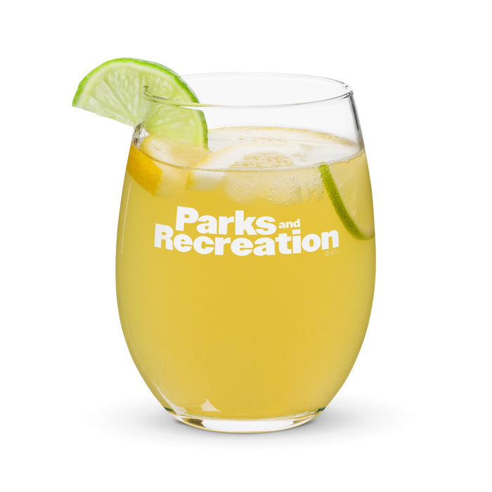 Parks and Recreation Treat Yo Self Stemless Wine Glass