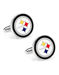 Pittsburgh Steelers Officially Licensed Cufflinks - Enamel Detail - Bullet Back - PD-PIT-SL_de900005-6a01-47b1-b5e8-56425775a1cb