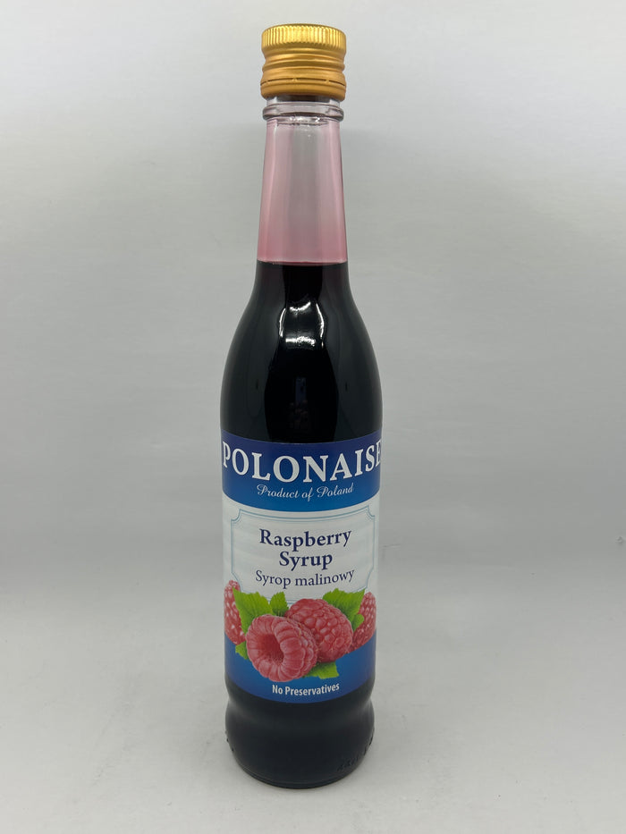 Polonaise Raspberry Natural Syrup 14.5 oz (small)