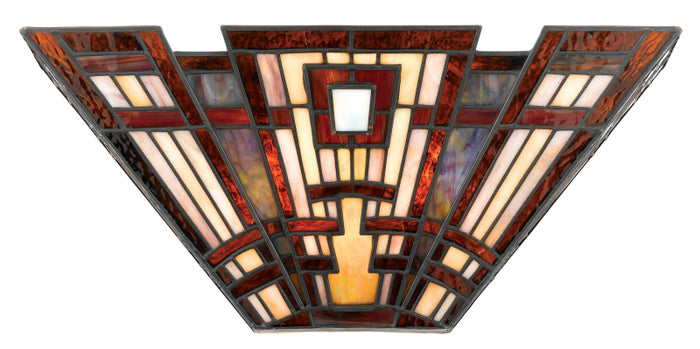 Quoizel Classic Craftsman Sconce - Stained Glass Classic Craftsman Sconce