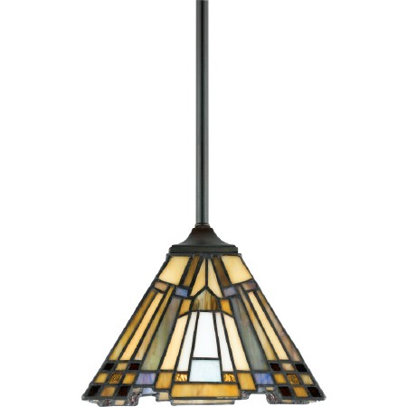 Quoizel Inglenook Rod Pendant - Stained Glass Inglenook Rod Pendant
