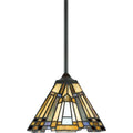 Quoizel Inglenook Rod Pendant - Stained Glass Inglenook Rod Pendant