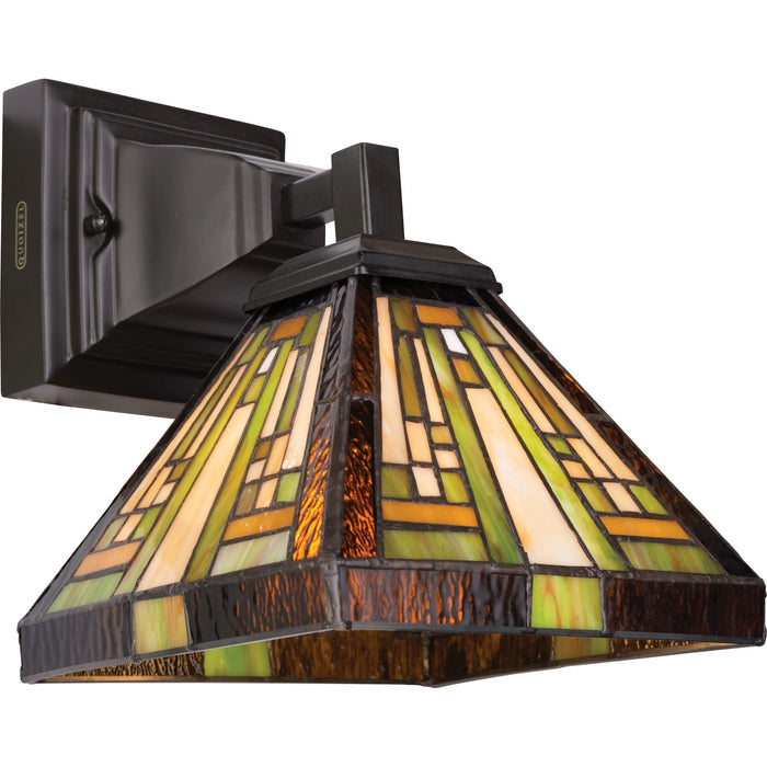 Quoizel Stephen Wall Sconce - Stained Glass Stephen Wall Sconce Turned Off