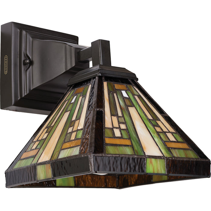Quoizel Stephen Wall Sconce - Stained Glass Stephen Wall Sconce Closeup