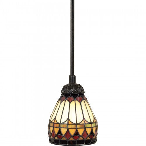 Quoizel West End Small Pendant - Stained Glass West End Small Pendant