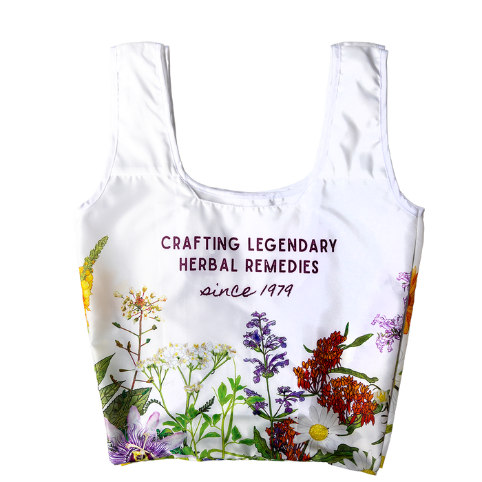 WishGarden Herbs Reusable ChicoBag - White