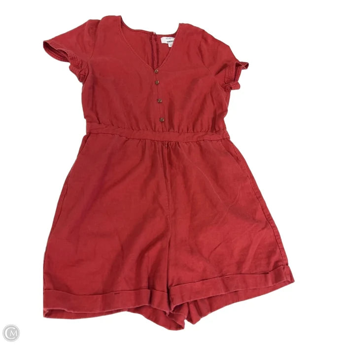 Romper By Sonoma In Red, Size: 12