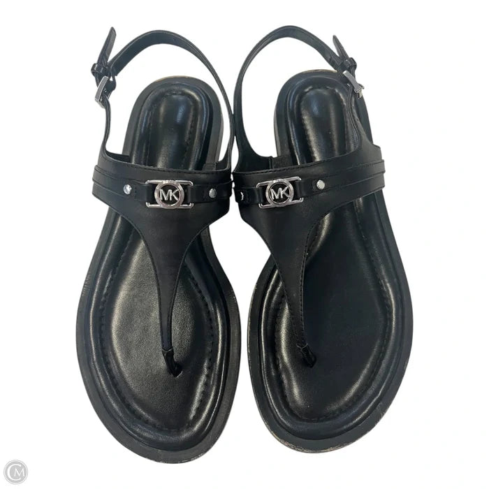 Sandals Designer By Michael Kors In Black, Size: 7.5