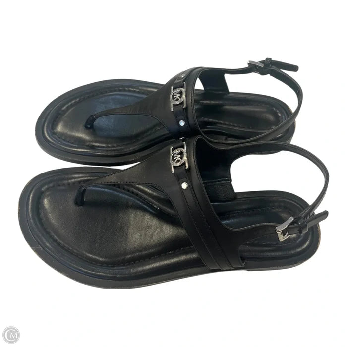 Sandals Designer By Michael Kors In Black, Size: 7.5