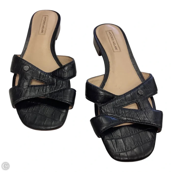Sandals Flats By Antonio Melani In Black, Size: 8