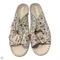 Sandals Flats By Clothes Mentor In Floral Print, Size: 9.5