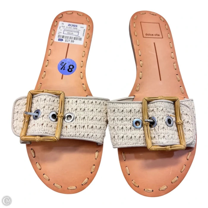 Sandals Flats By Dolce Vita In Cream, Size: 8.5
