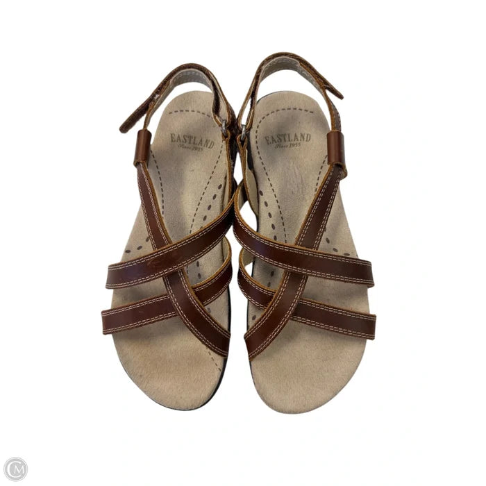 Sandals Flats By Eastland In Brown, Size: 8