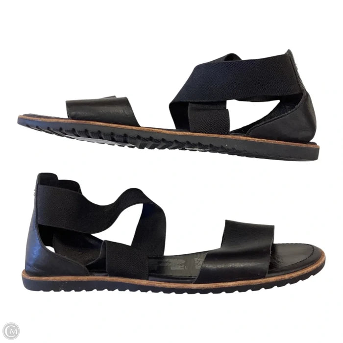Sandals Flats By Sorel In Black, Size: 10