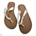 Sandals Flip Flops By Aldo In White, Size: 7.5