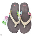 Sandals Flip Flops By Sanuk In Brown, Size: 9
