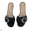 Sandals Heels Kitten By Adrienne Vittadini In Black, Size: 9