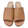 Sandals Heels Platform By Eileen Fisher In Tan, Size: 9.5