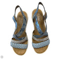 Sandals Heels Platform By Riekers In Blue, Size: 9.5