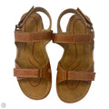 Sandals Heels Wedge By Clothes Mentor In Tan, Size: 6.5