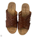 Sandals Heels Wedge By Korks In Brown, Size: 7