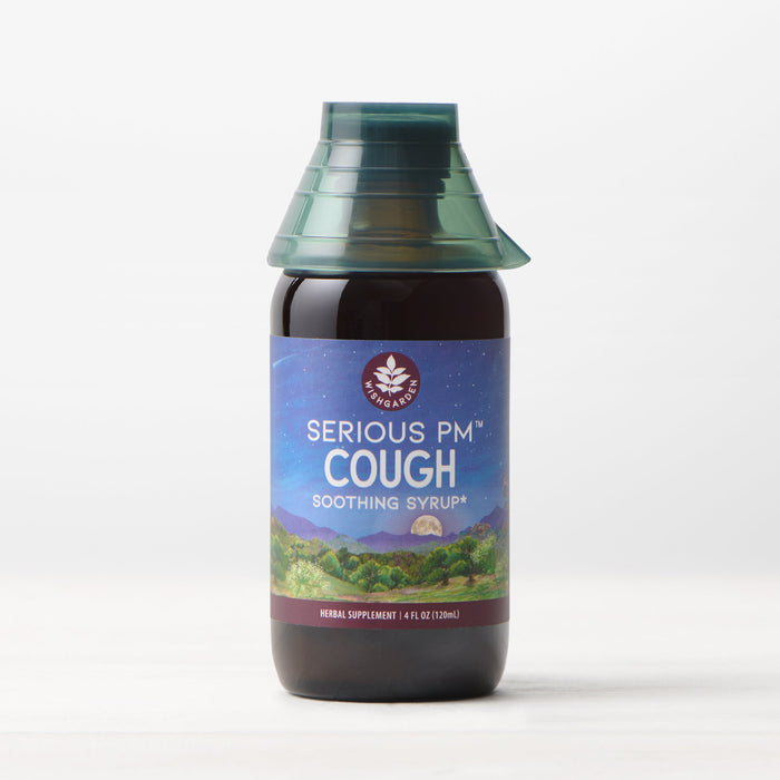 Serious PM Cough Soothing Syrup 4oz Jigger