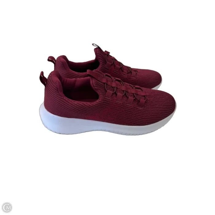 Shoes Athletic By Crane In Maroon, Size: 9