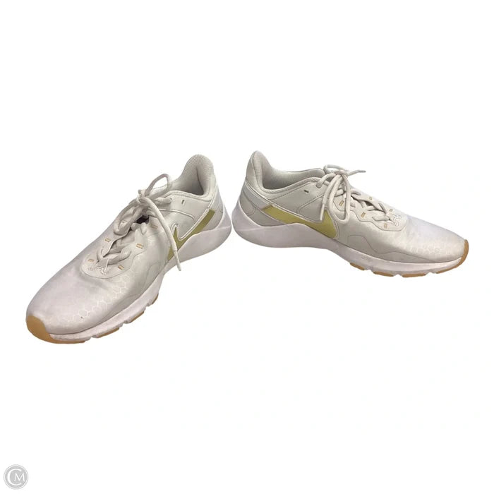 Shoes Athletic By Nike In White, Size: 9.5