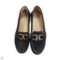 Shoes Flats By Clothes Mentor In Black & Gold, Size: 7.5