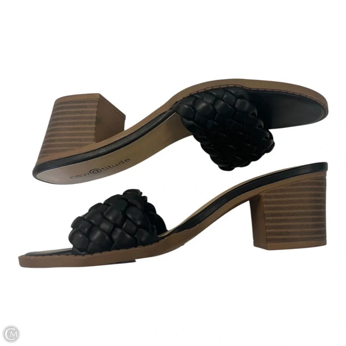 Shoes Heels Block By Clothes Mentor In Black, Size: 7