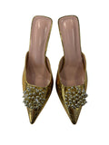 Shoes Heels Block By Clothes Mentor In Gold, Size: 10