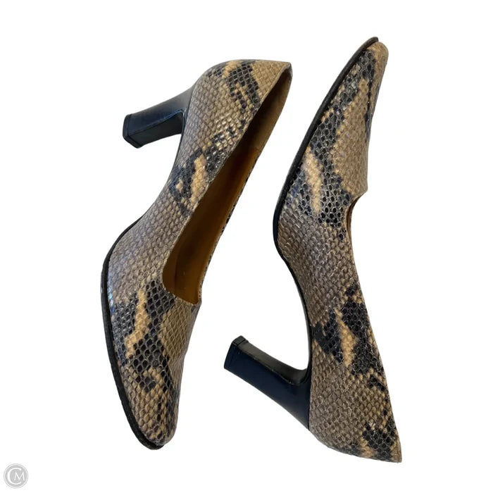 Shoes Heels Block By Lauren By Ralph Lauren In Snakeskin Print, Size: 7