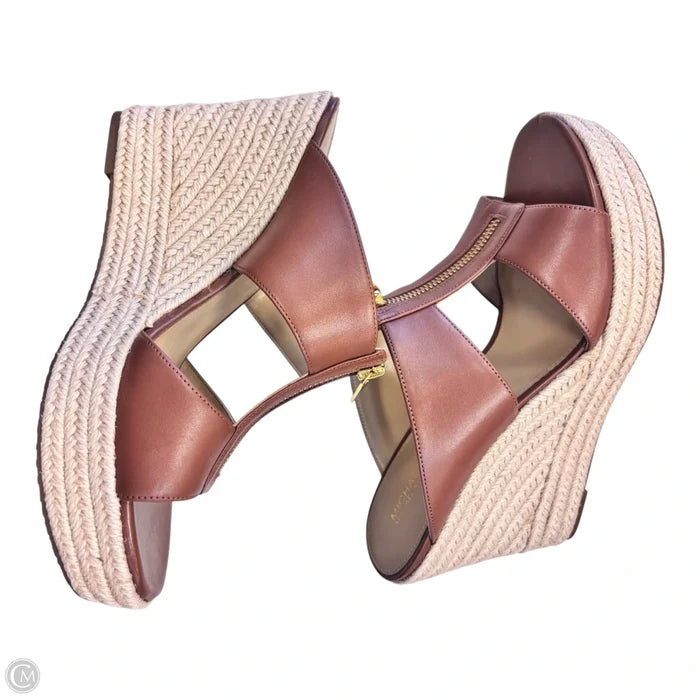 Shoes Heels Block By Michael By Michael Kors In Brown, Size: 9