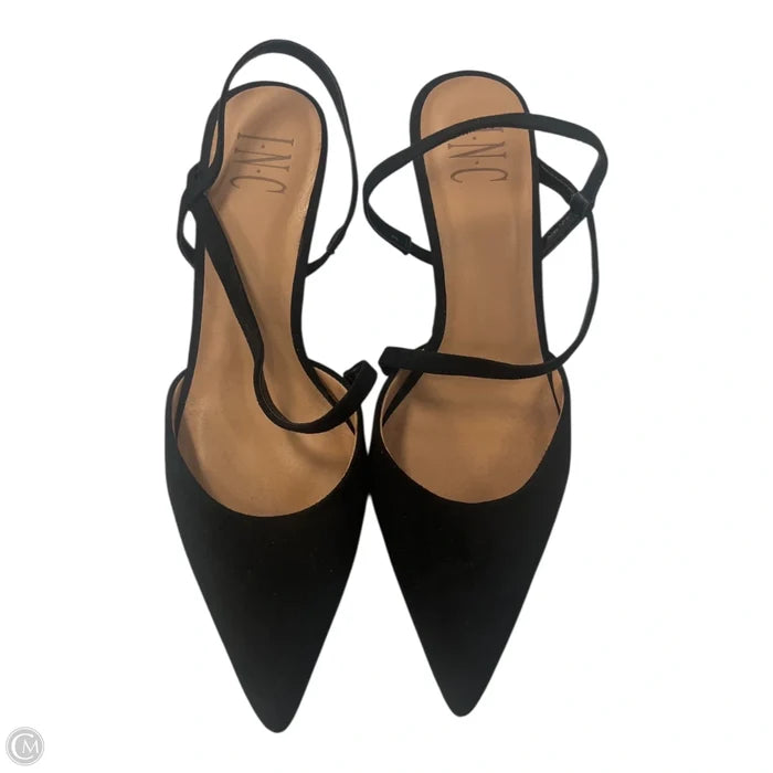 Shoes Heels Kitten By Inc In Black, Size: 6.5