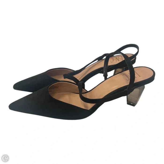 Shoes Heels Kitten By Inc In Black, Size: 6.5