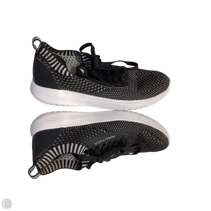 Shoes Sneakers By Nautica In Black & Grey, Size: 7