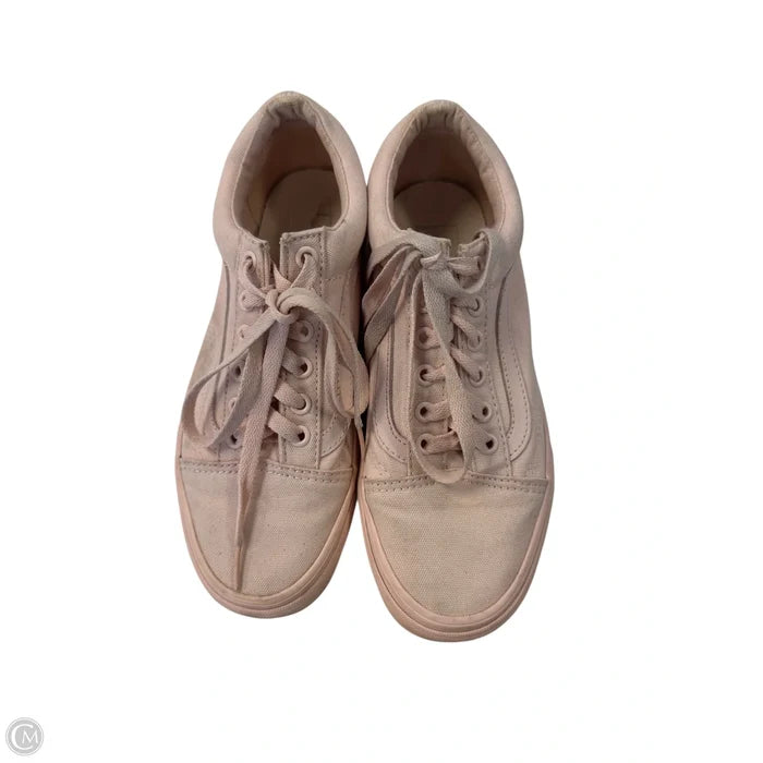 Shoes Sneakers By Vans In Pink, Size: 7