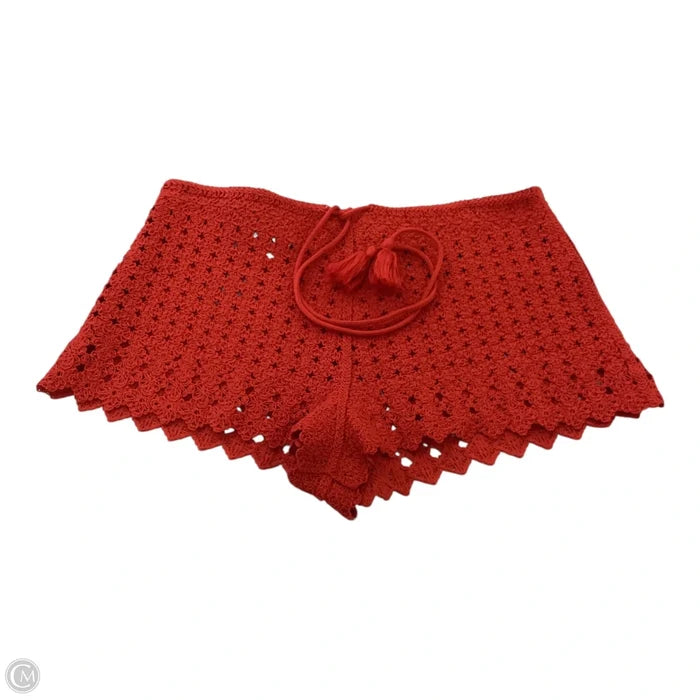 Shorts By H&m In Red, Size: M