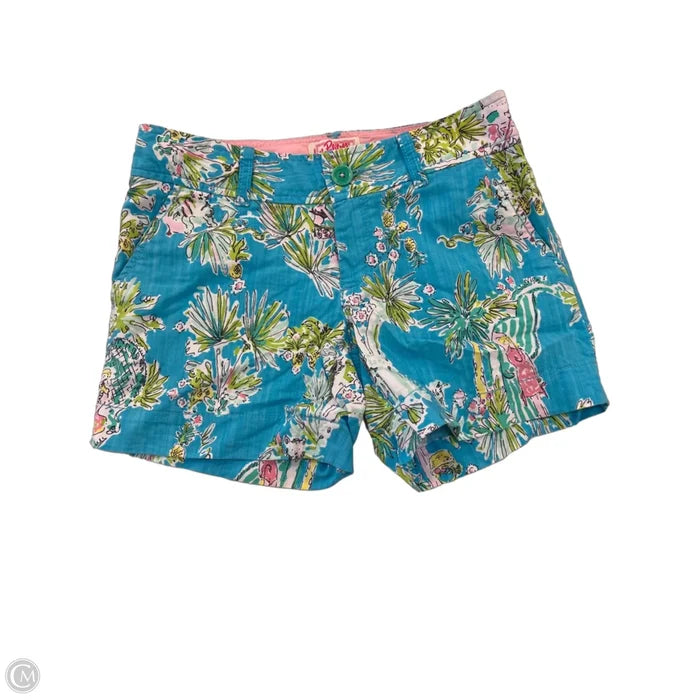 Shorts Designer By Lilly Pulitzer In Blue, Size: 2