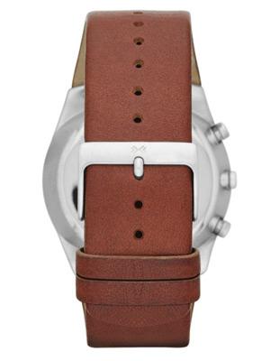 Skagen Mens Havene Chronograph Leather Watch - Gray Dial - Date - Stainless - SKW6085A_f82901ac-409d-456b-bf32-8a47a99b3f6e
