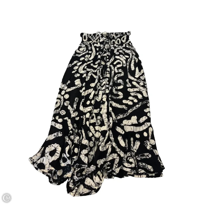 Skirt Maxi By Haute Hippie In Black & White, Size: Xs