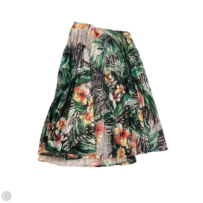 Skirt Maxi By New York And Co In Tropical Print, Size: L